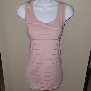 RBX Dusty Blush Scoop Neck Ribbed Tank